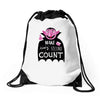 every second counts Drawstring Bags