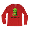 ninja diet (green) Long Sleeve Shirts