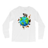 animal polygon around the planet Long Sleeve Shirts