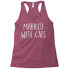 married with cats Racerback Tank