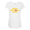 Girls Spport Girls Maternity Scoop Neck T-shirt