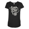 knittaz 4 life Maternity Scoop Neck T-shirt