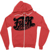 fuck cancer (2) Zipper Hoodie