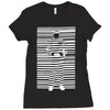 banksy prisoner barcode Ladies Fitted T-Shirt