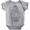 darwin's fingerprint Baby Onesie