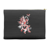 aztec quetzalcoatl Accessory Pouches