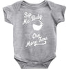 sip me baby one more time wine glass Baby Bodysuit