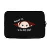 July Peeking Out Baby Boy Laptop sleeve