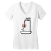 wine Women's V-Neck T-Shirt