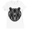 tiger zentangle Ladies Fitted T-Shirt