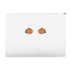pumpkin skull hand Accessory Pouches