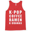 k pop coffee ramen k dramas Tank Top