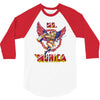 miss 'murica 3/4 Sleeve Shirt
