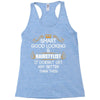 Smart Good Looking Hairstylist Doesnt Get Better Than Racerback Tank