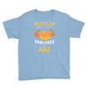 waffles are just pancakes with abs Youth Tee