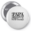 papa Pin-back button
