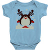 christmas t shirt santa reindeer penguin novelty xmas Baby Onesie