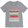 Santa Only Comes Once A Year Pawpaw Is Always Here To Cheer V-Neck Tee