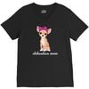 chihuahua mom V-Neck Tee