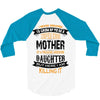 Super Cool Mother Of A Freaking Awesome Granddaughter 3/4 Sleeve Shirt
