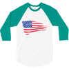 united states of america 3/4 Sleeve Shirt
