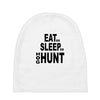 eat sleep hog hunt Baby Beanies