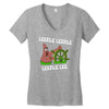 leedle leedle leedle lee Women's V-Neck T-Shirt