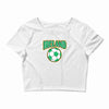 ireland soccer Crop Top