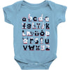alphabeasts Baby Onesie