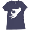 finger symbol Ladies Fitted T-Shirt