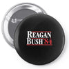 reagan bush '84 80's retro political party Pin-back button