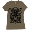 skull Ladies Fitted T-Shirt