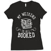 my weekend is all booked Ladies Fitted T-Shirt