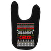 santa only comes once a year grammy is always here to cheer Baby Bibs
