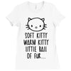 weird kitty Ladies Fitted T-Shirt