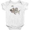 animal fishing tee graphic Baby Onesie