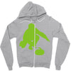 curling Zipper Hoodie