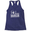 charles bronson (2) Racerback Tank