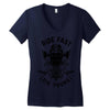ride fast die young Women's V-Neck T-Shirt