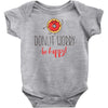 donut worry, be happy Baby Bodysuit