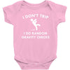 i don't trip Baby Bodysuit