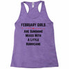 February girls Racerback Tank