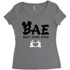 Bae Best Auntie Ever Women's Triblend Scoop T-shirt