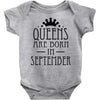queens are born in september (2) Baby Onesie