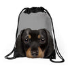 Dog1 Drawstring Bags