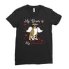 my boxer is my valentine1 Ladies Fitted T-Shirt