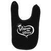 princess on board ! Baby Bibs