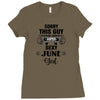 sorry this guy is already taken by a super sexy  june girl Ladies Fitted T-Shirt