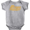 polymer records, ideal gift or birthday present funny Baby Bodysuit