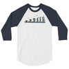 evolution of espionage 3/4 Sleeve Shirt